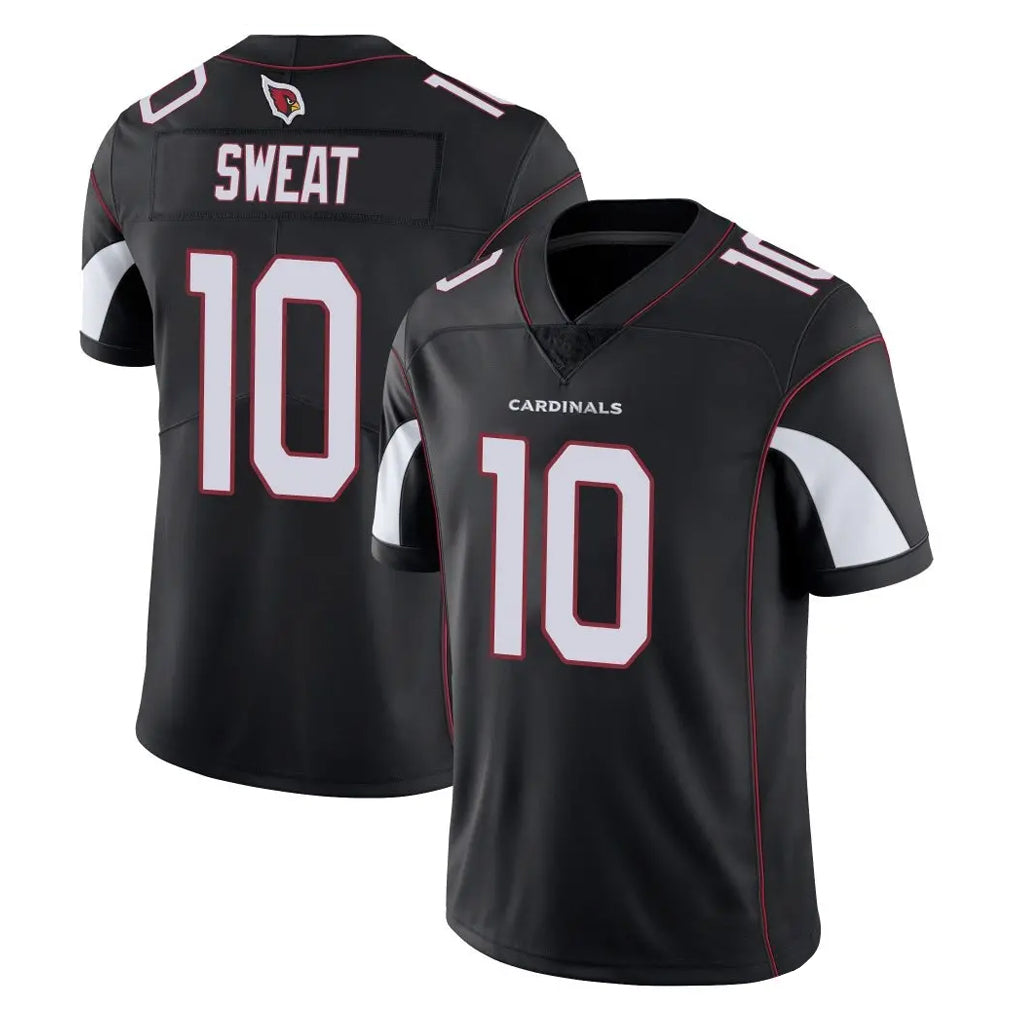 Pkot A.Cardinals #10 Josh Sweat Player Black Vapor Limited Home Game Stitched Jerseys