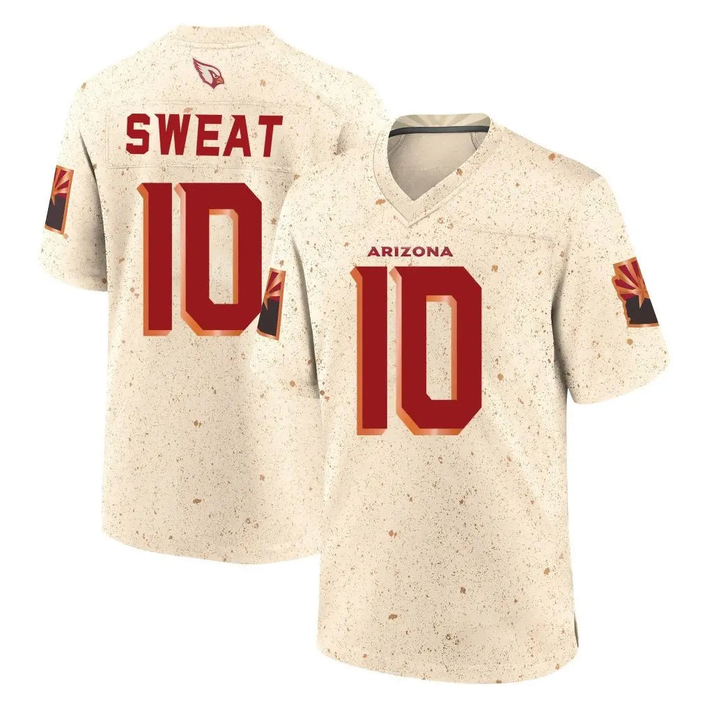Pkot A.Cardinals #10 Josh Sweat Player Cream Rivalries Collection Game Stitched Jerseys