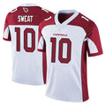Pkot A.Cardinals #10 Josh Sweat Player White Vapor Limited Home Game Stitched Jerseys