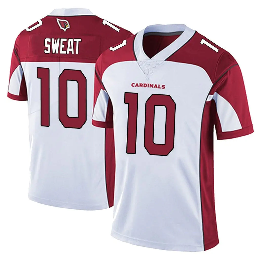 Pkot A.Cardinals #10 Josh Sweat Player White Vapor Limited Home Game Stitched Jerseys