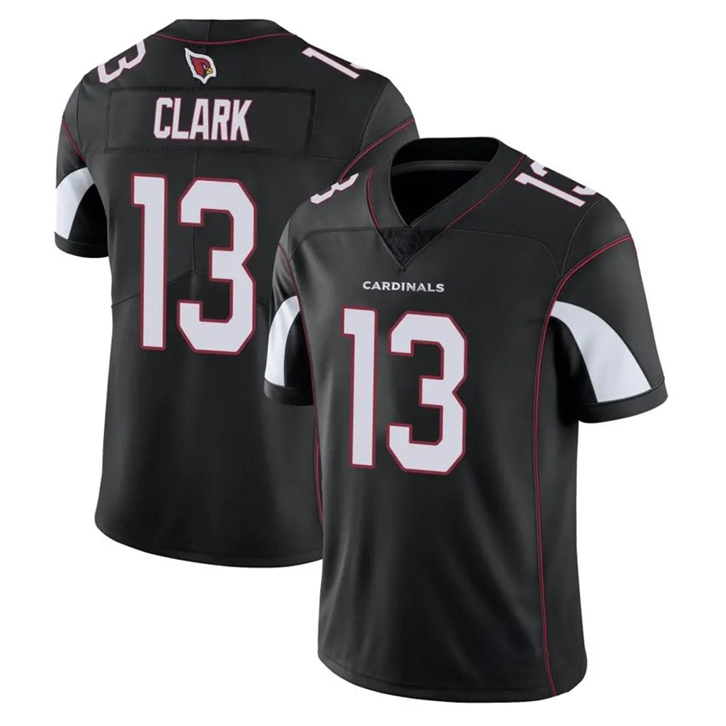 Pkot A.Cardinals #13 Kei'Trel Clark Player Black Vapor Limited Home Game Stitched Jerseys