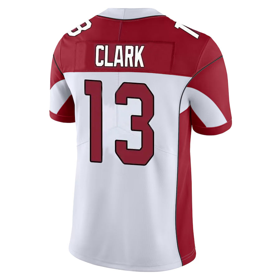 Pkot A.Cardinals #13 Kei'Trel Clark Player White Vapor Limited Home Game  Stitched Jerseys