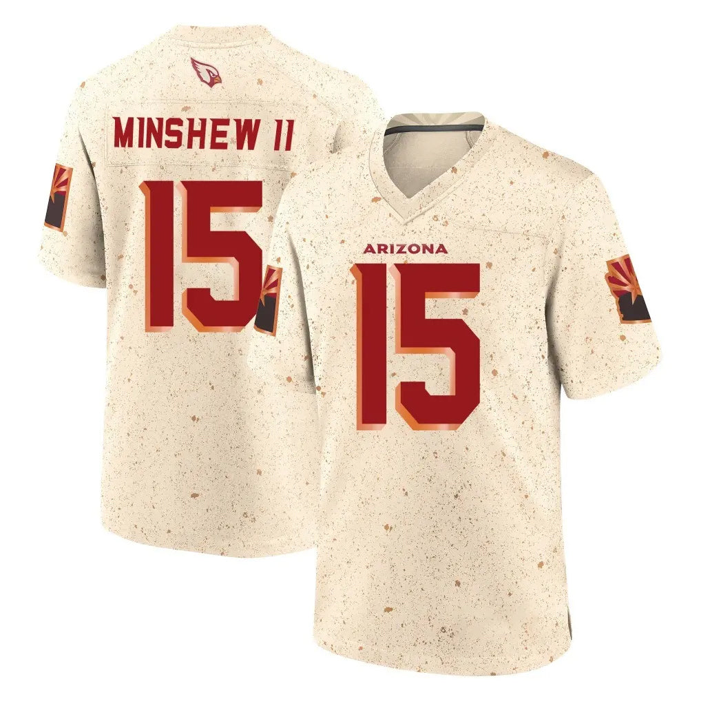 Pkot A.Cardinals #15 Gardner Minshew II Player Cream Rivalries Collection Game Stitched Jerseys