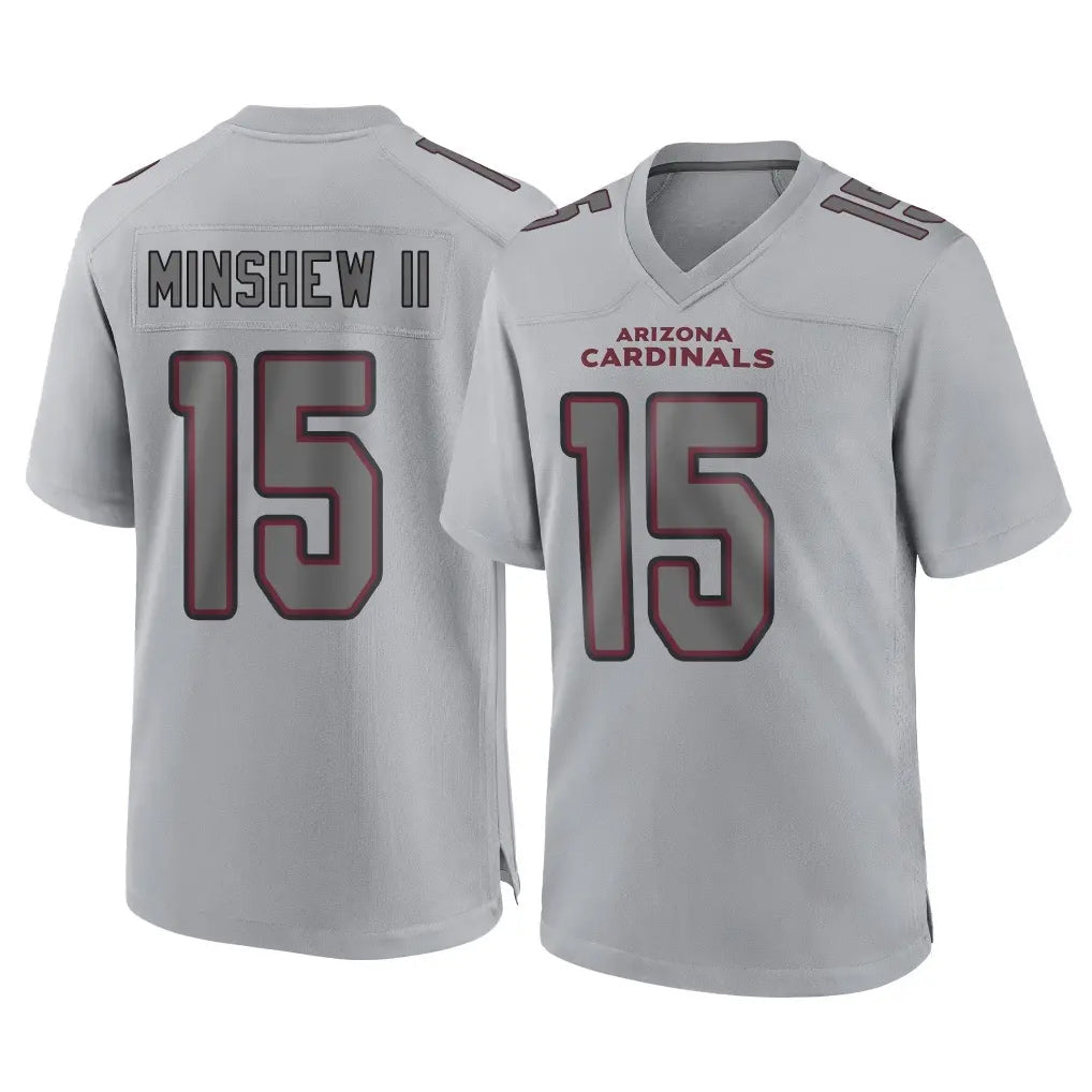 Pkot A.Cardinals #15 Gardner Minshew II Player Gray Atmosphere Fashion Home Game Stitched Jerseys