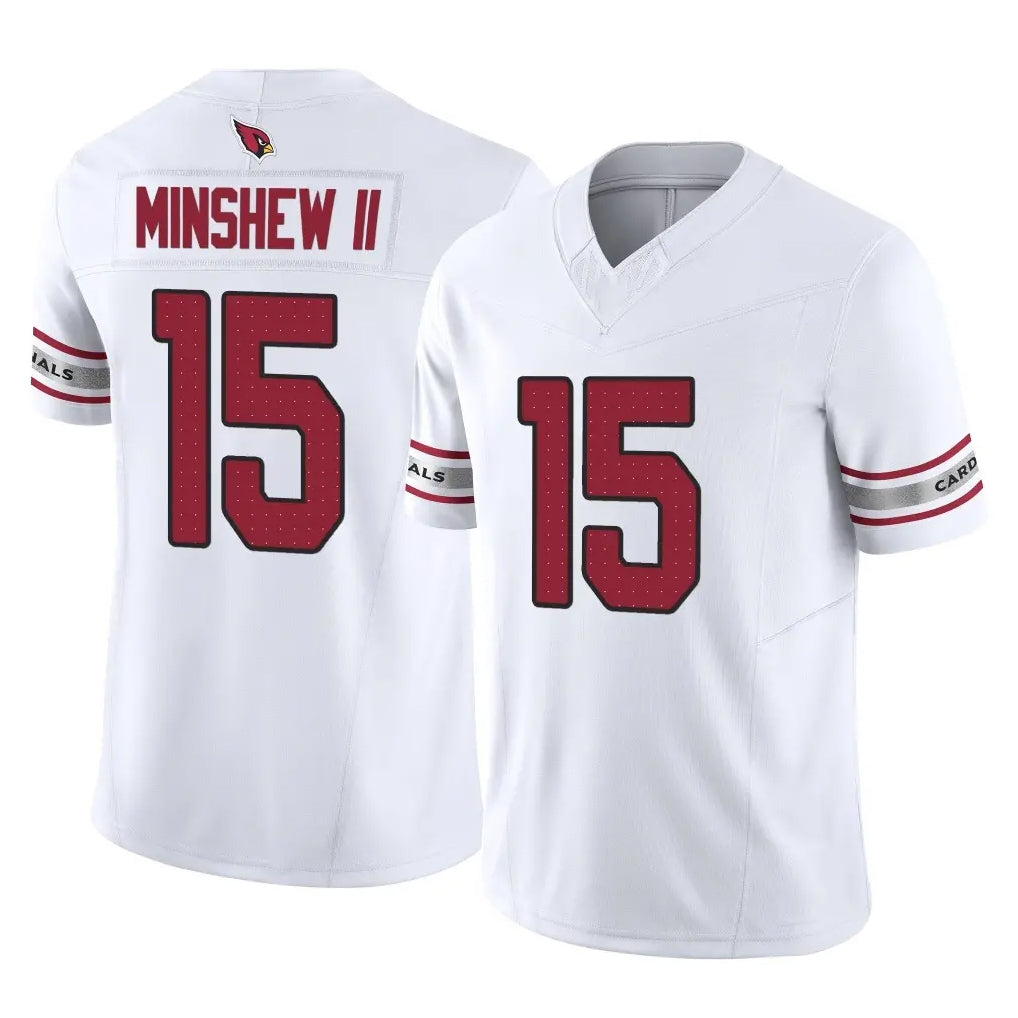 Pkot A.Cardinals #15 Gardner Minshew II Player White Vapor F.U.S.E. Limited Home Game Stitched Jerseys