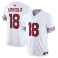 Pkot A.Cardinals #18 Marvin Harrison Jr. White Vapor F.U.S.E. Limited Stitched Jerseys