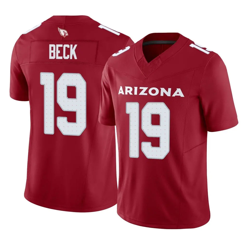 Pkot A.Cardinals #19 Carson Beck Player Cardinal Vapor F.U.S.E. Limited Home Game Stitched Jerseys