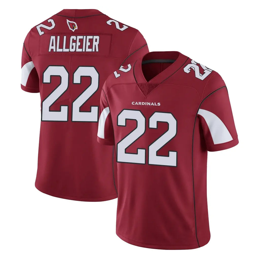 Pkot A.Cardinals #22 Tyler Allgeier Player Cardinal Vapor Limited Home Game  Stitched Jerseys