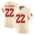 Pkot A.Cardinals #22 Tyler Allgeier Player Cream Rivalries Collection Vapor Limited Home Game Stitched Jerseys