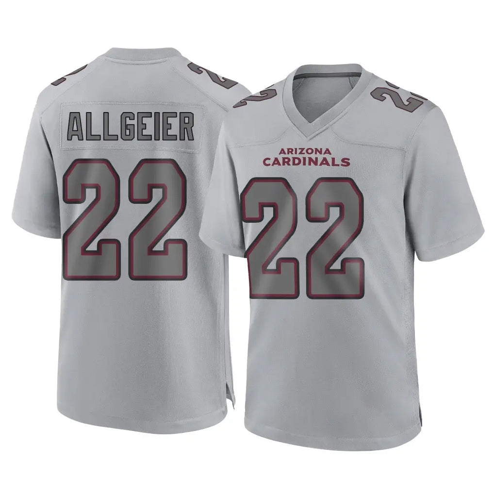 Pkot A.Cardinals #22 Tyler Allgeier Player Gray Atmosphere Fashion Home Game Stitched Jerseys