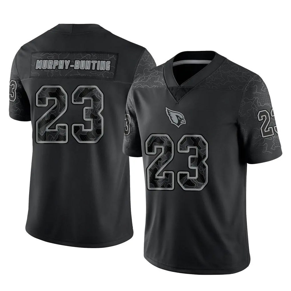 Pkot A.Cardinals #23 Sean Murphy-Bunting Player Black RFLCTV Limited Home Game Stitched Jerseys