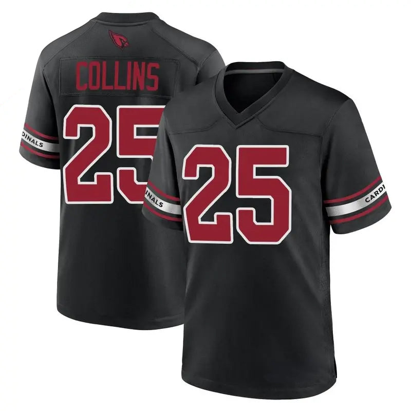 Pkot A.Cardinals #25 Zaven Collins Player Black Game Home Stitched Jerseys