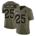 Pkot A.Cardinals #25 Zaven Collins Player Olive Salute To Service Limited Home Game Stitched Jerseys