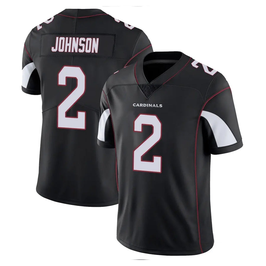 Pkot A.Cardinals #2 Will Johnson Player Black Vapor Limited Home Game Stitched Jerseys