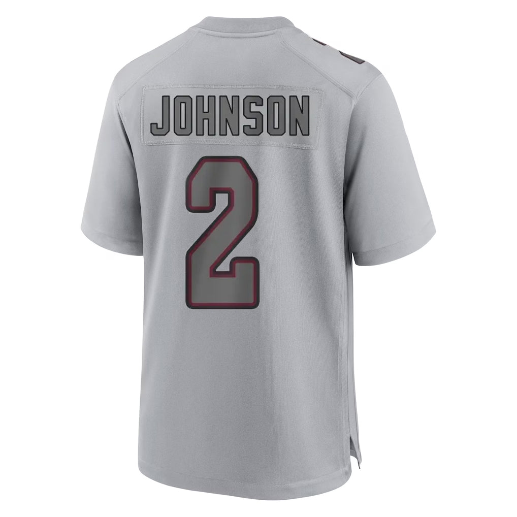 Pkot A.Cardinals #2 Will Johnson Player Gray Fashion Home Game Stitched Jerseys