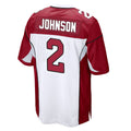 Pkot A.Cardinals #2 Will Johnson Player White Cardinal Home Game Stitched Jerseys