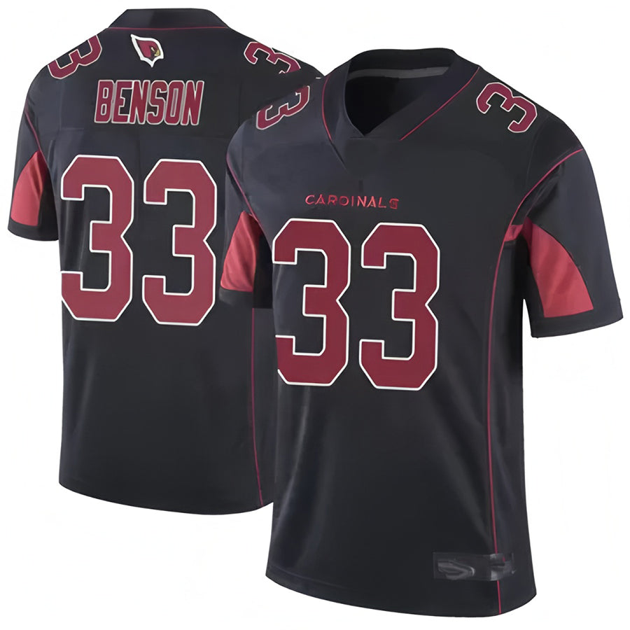 Pkot A.Cardinals #33 Trey Benson Player Black Vapor Limited Elite Stitched Jerseys