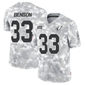 Pkot A.Cardinals #33 Trey Benson Player Camo Salute to Service Limited Stitched Jerseys