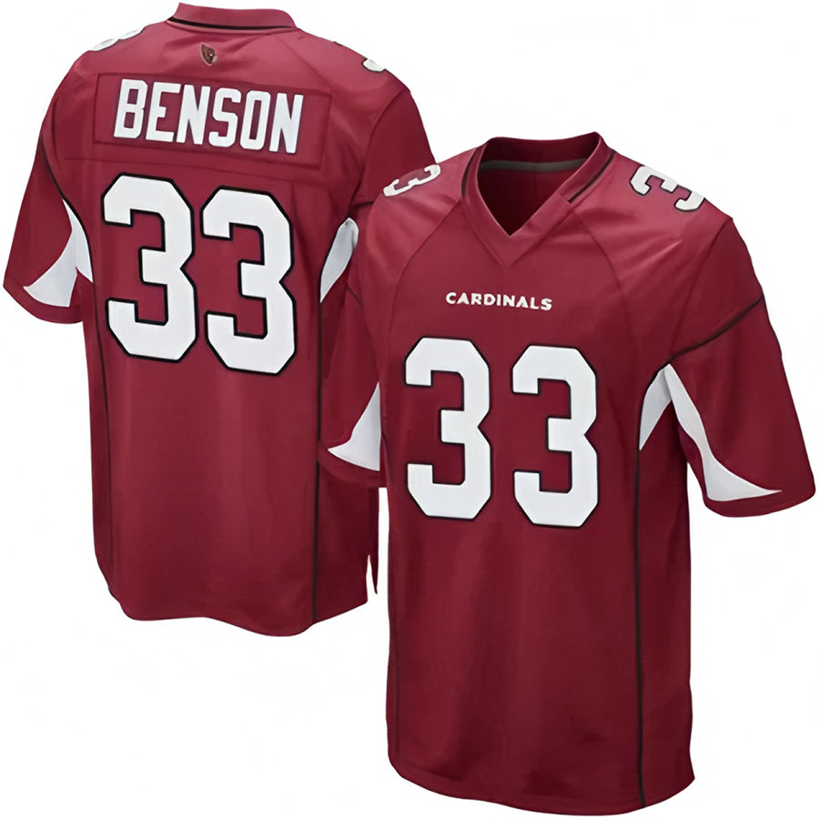 Pkot A.Cardinals #33 Trey Benson Player Game Stitched Stitched Jerseys