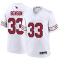 Pkot A.Cardinals #33 Trey Benson Player White Game Home Stitched Jerseys