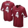 Pkot A.Cardinals #4 Jeremiyah Love Player Cardinal Home Game Stitched Jerseys
