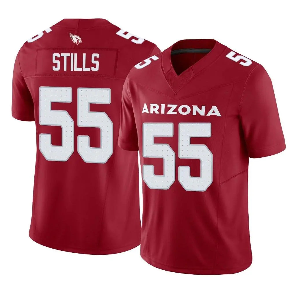 Pkot A.Cardinals #55 Dante Stills Player Cardinal Vapor F.U.S.E. Limited Home Game Stitched Jerseys