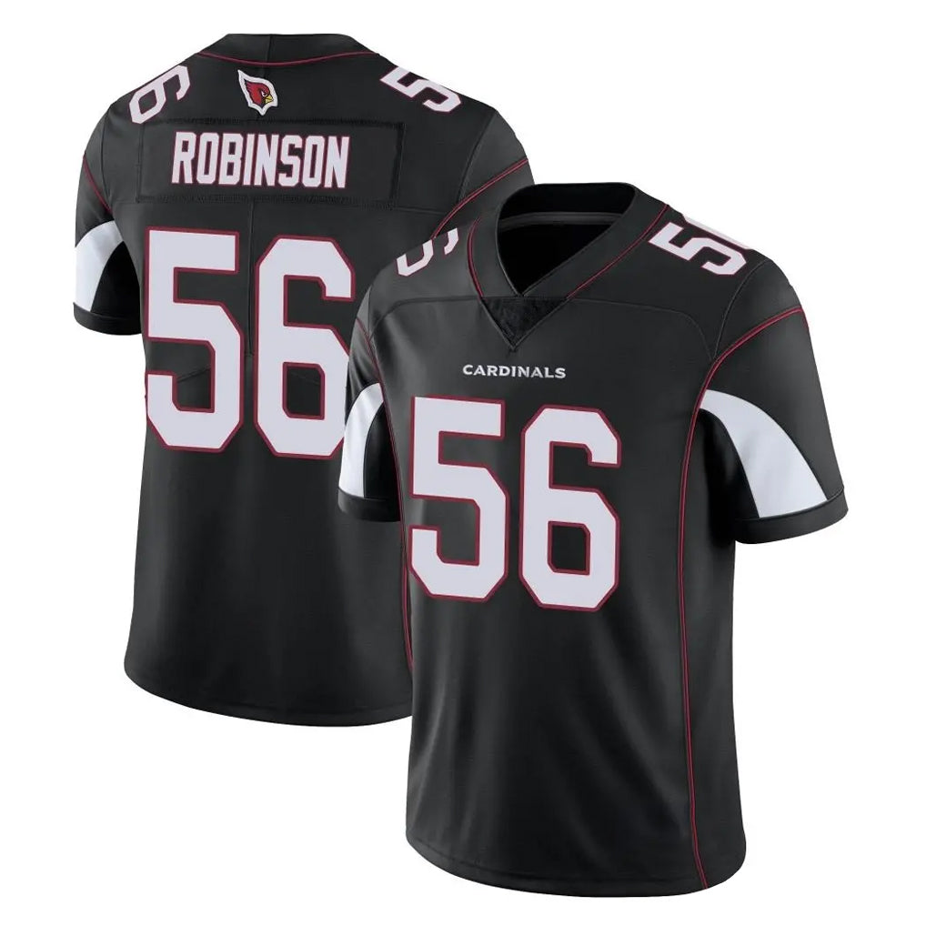 Pkot A.Cardinals #56 Darius Robinson Player Black Vapor Limited Home Game Stitched Jerseys