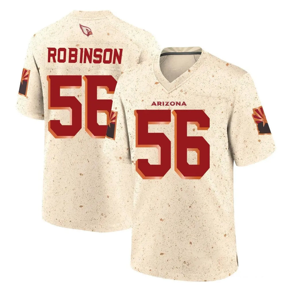 Pkot A.Cardinals #56 Darius Robinson Player Cream Rivalries Collection Game Stitched Jerseys