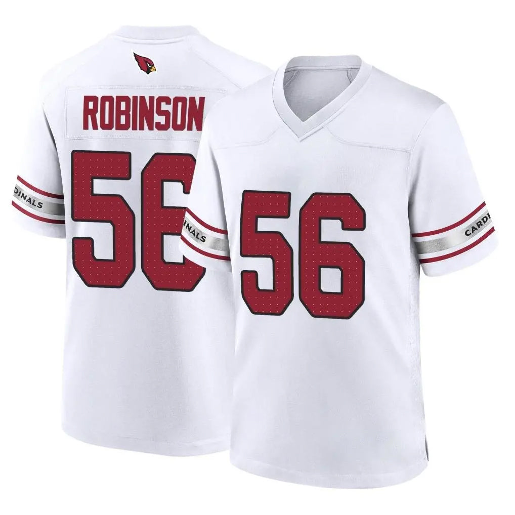 Pkot A.Cardinals #56 Darius Robinson Player White Home Game Stitched Jerseys
