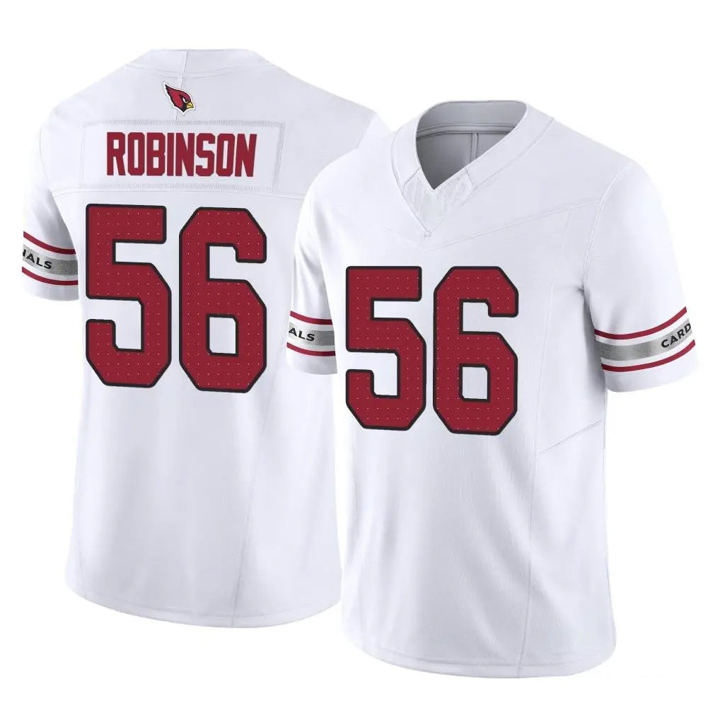 Pkot A.Cardinals #56 Darius Robinson Player White Vapor F.U.S.E. Limited Home Game Stitched Jerseys