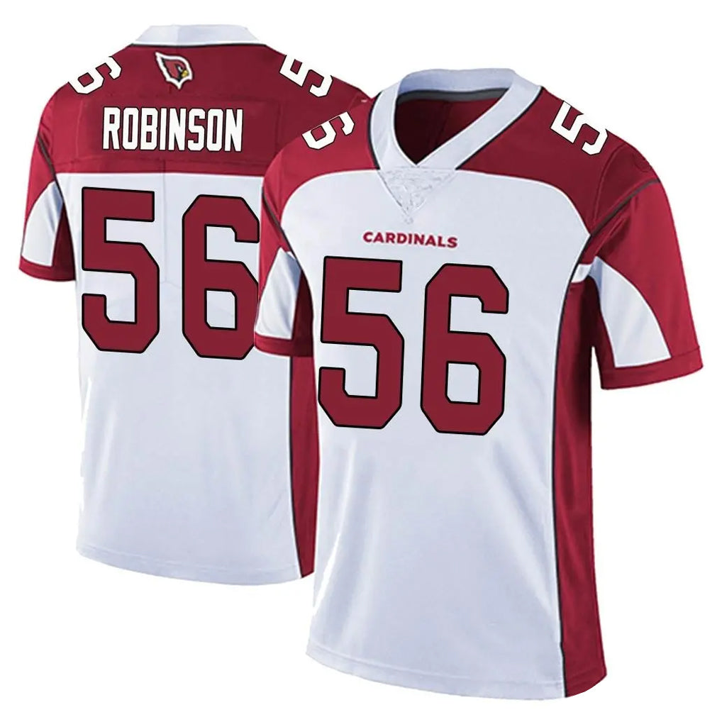 Pkot A.Cardinals #56 Darius Robinson Player White Vapor Limited Home Game Stitched Jerseys