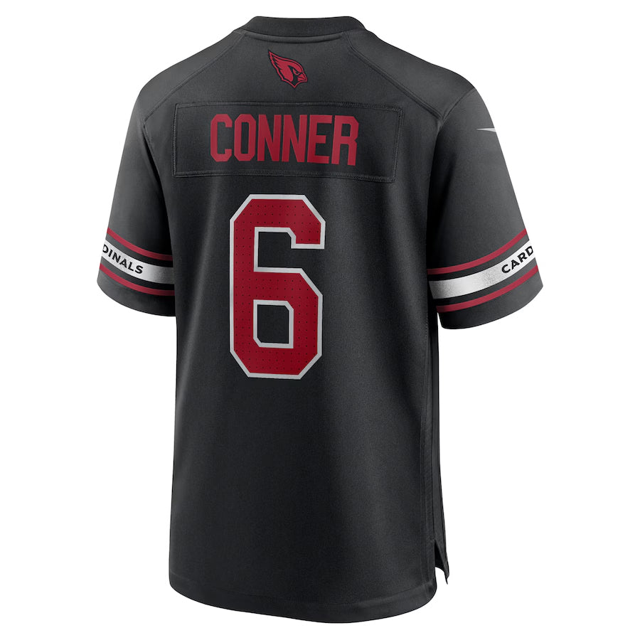 Pkot A.Cardinals #6 James Conner Player Black Alternate Game Football Jerseys