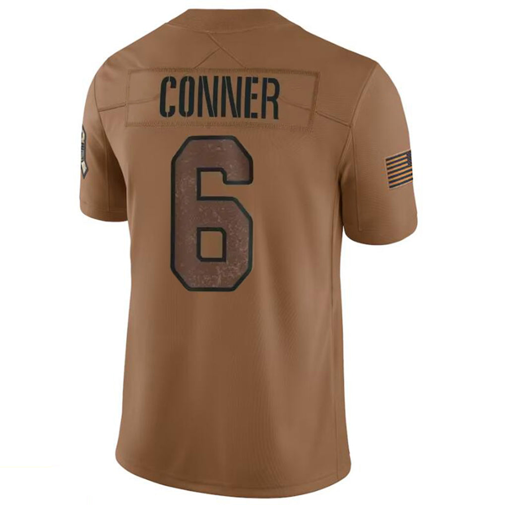Pkot A.Cardinals #6 James Conner Player Brown Limited Salute To Service Game Stitched Jerseys