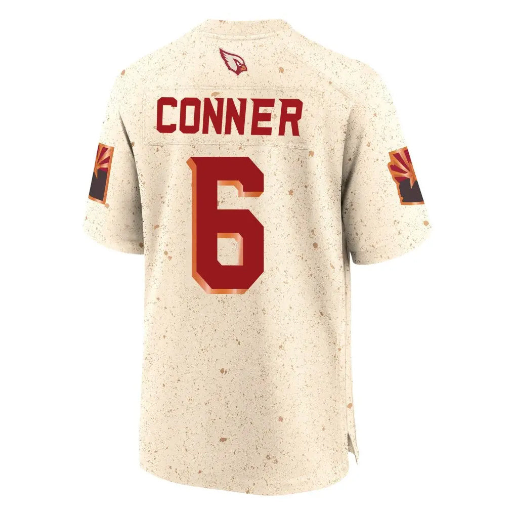 Pkot A.Cardinals #6 James Conner Player Cream Rivalries Collection Game Stitched Jerseys