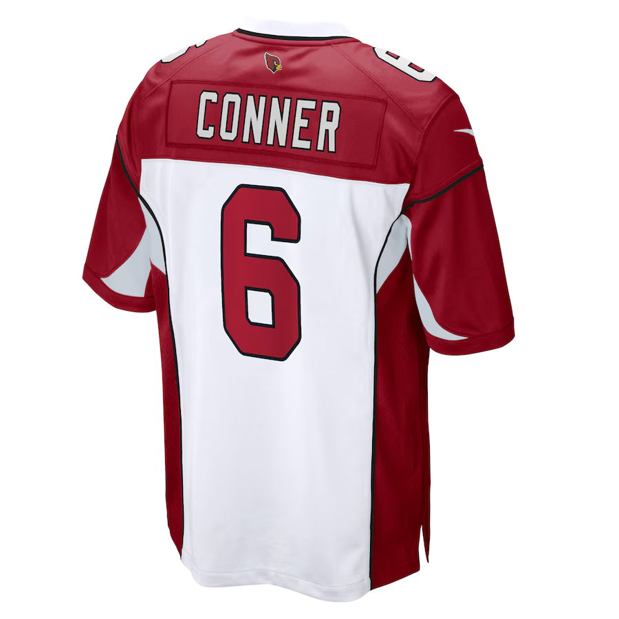 Pkot A.Cardinals #6 James Conner Player White Game Football Jerseys