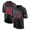 Pkot A.Cardinals #70 Paris Johnson Jr. Player Black Fashion Home Game Stitched Jerseys