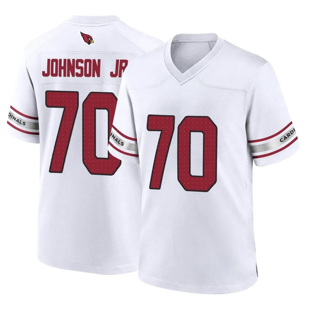 Pkot A.Cardinals #70 Paris Johnson Jr. Player White Home Game Stitched Jerseys