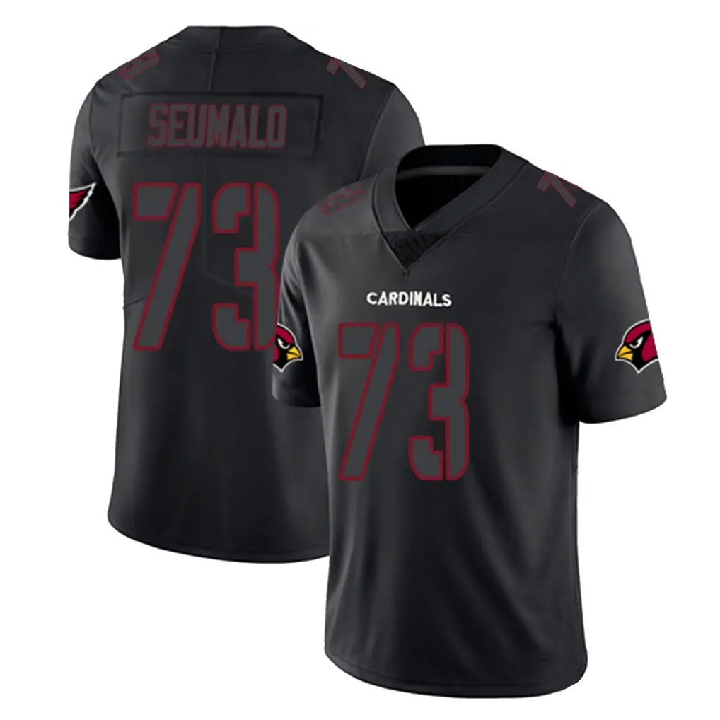 Pkot A.Cardinals #73 Isaac Seumalo Player Black Impact Limited Home Game Stitched Jerseys