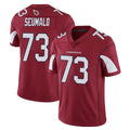 Pkot A.Cardinals #73 Isaac Seumalo Player Cardinal Vapor Limited Home Game  Stitched Jerseys