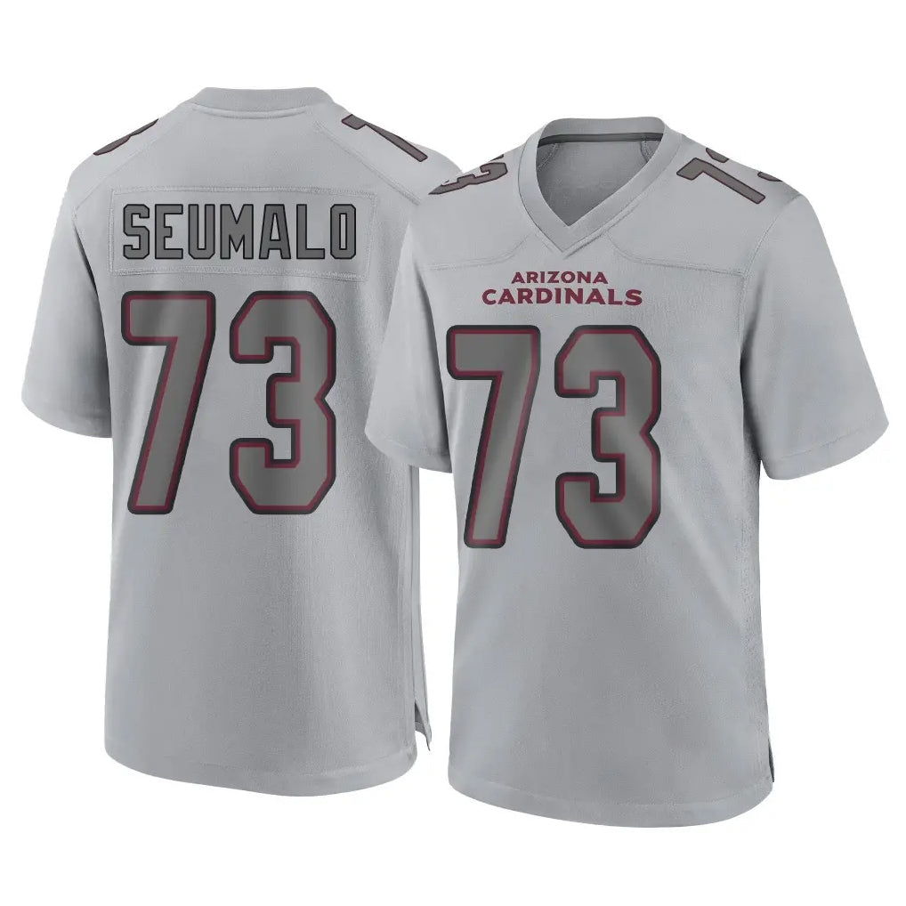 Pkot A.Cardinals #73 Isaac Seumalo Player Gray Atmosphere Fashion Home Game Stitched Jerseys
