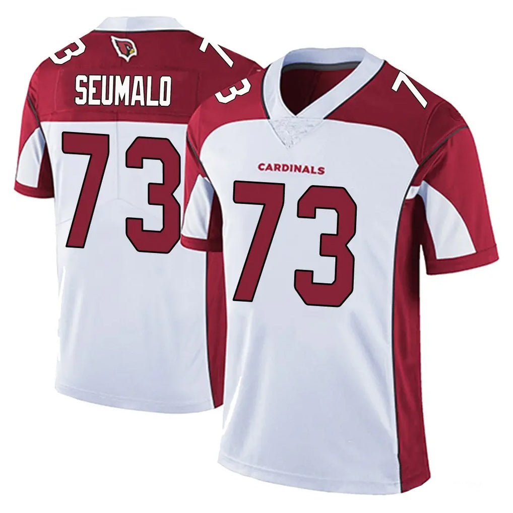 Pkot A.Cardinals #73 Isaac Seumalo Player White Vapor Limited Home Game Stitched Jerseys
