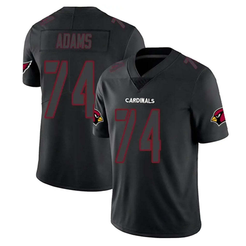 Pkot A.Cardinals #74 Isaiah Adams Player Black Impact Limited Home Game Stitched Jerseys
