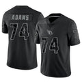 Pkot A.Cardinals #74 Isaiah Adams Player Black RFLCTV Limited Stitched Jerseys