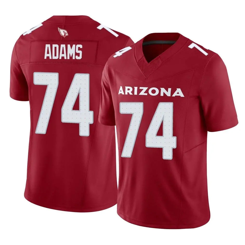 Pkot A.Cardinals #74 Isaiah Adams Player Cardinal Vapor F.U.S.E. Limited Home Game Stitched Jerseys