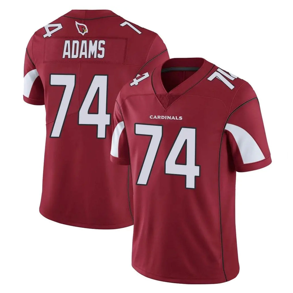 Pkot A.Cardinals #74 Isaiah Adams Player Cardinal Vapor Limited Home Game  Stitched Jerseys
