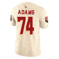 Pkot A.Cardinals #74 Isaiah Adams Player Cream Rivalries Collection Vapor Limited Home Game Stitched Jerseys