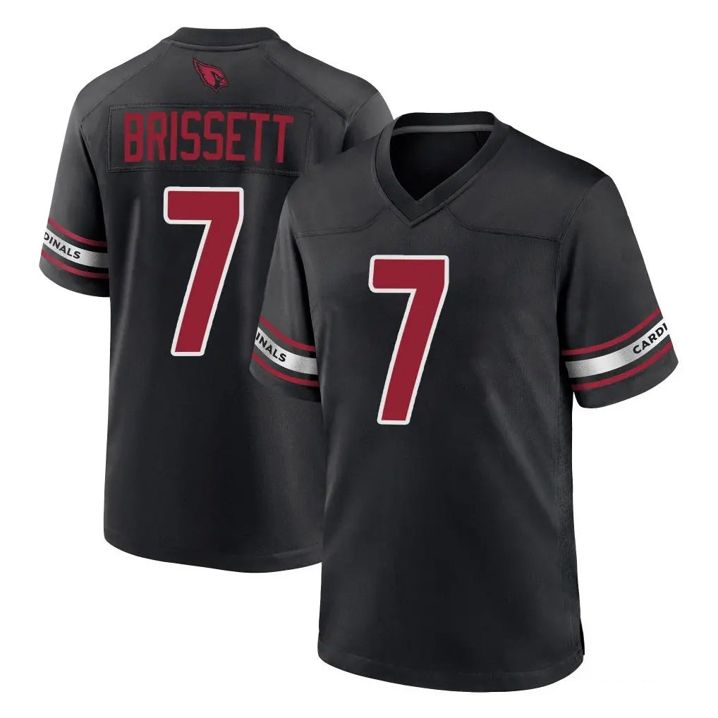 Pkot A.Cardinals #7 Jacoby Brissett Player Black Alternate Game Stitched Jerseys