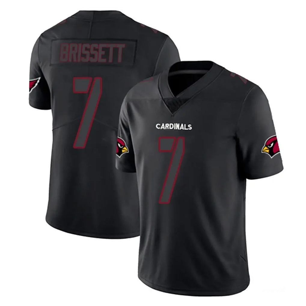 Pkot A.Cardinals #7 Jacoby Brissett Player Black Impact Limited Home Game Stitched Jerseys