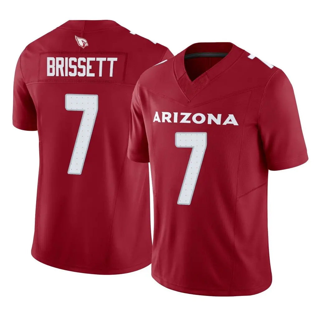 Pkot A.Cardinals #7 Jacoby Brissett Player Cardinal Vapor F.U.S.E. Limited Home Game Stitched Jerseys