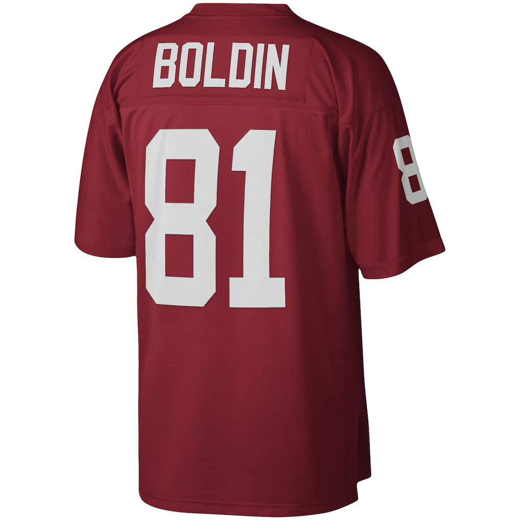 Pkot A.Cardinals #81 Anquan Boldin Mitchell & Ness Cardinal Legacy Replica Stitched Jerseys